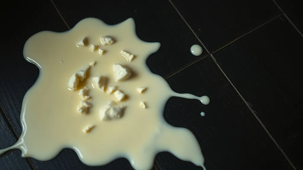 Dream symbol: sour milk: scenarios: Dreaming of Spilled Sour Milk
