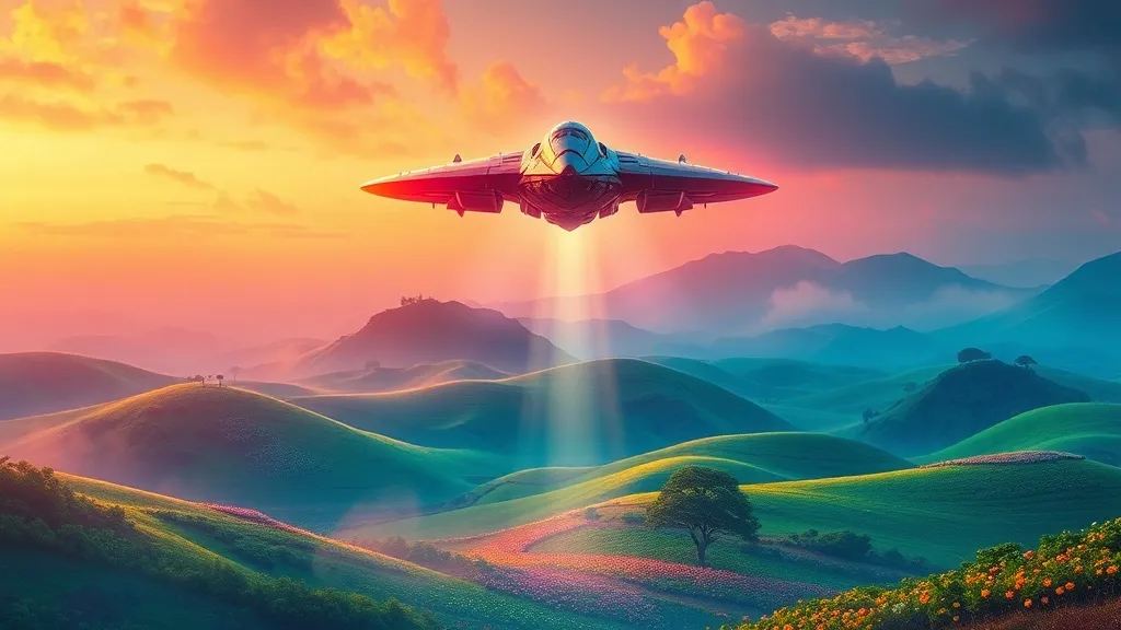 Dream symbol: spaceship landing: symbolism: Arrival and New Beginnings