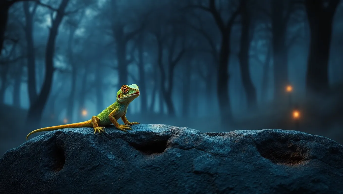 Dream symbol: speaking lizard: scenarios: Dream of a Speaking Lizard Offering Secrets