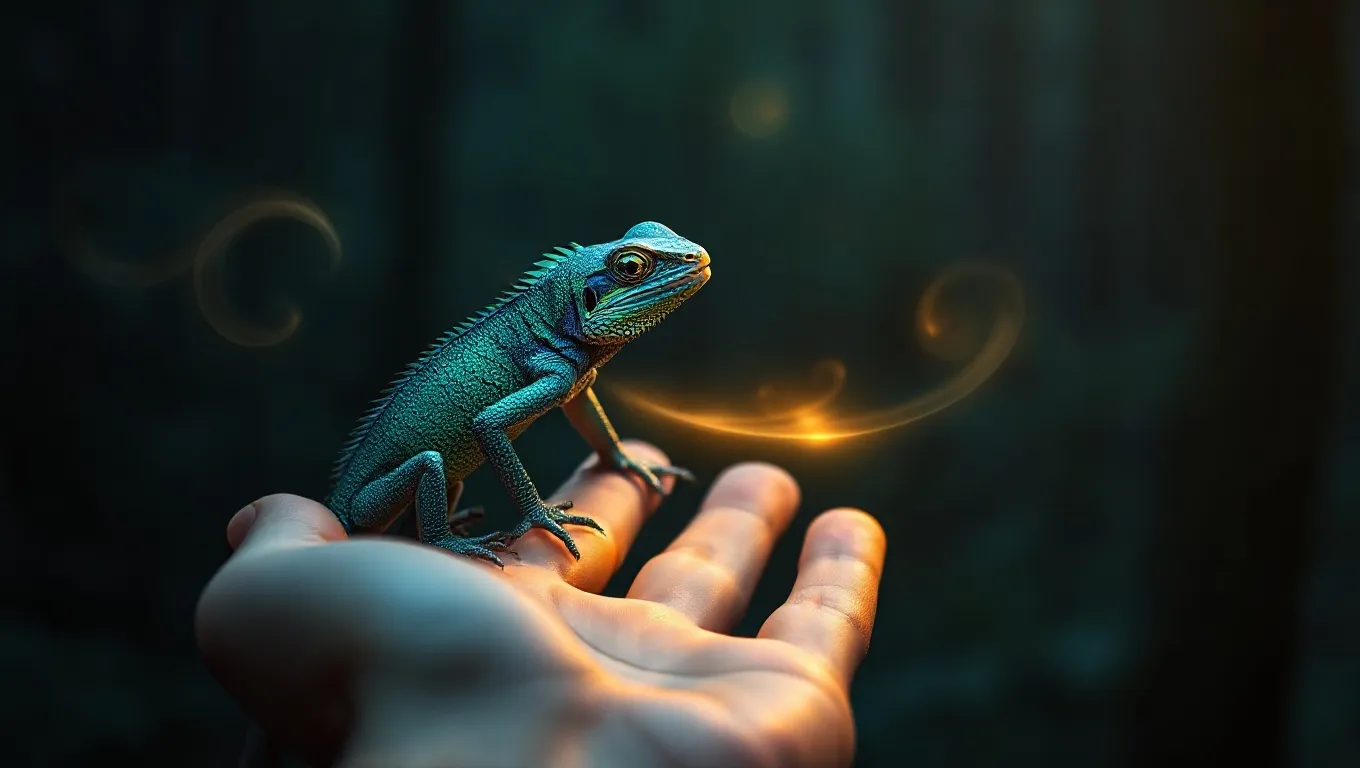 Dream symbol: speaking lizard: symbolism: Embodying Hidden Wisdom and Knowledge