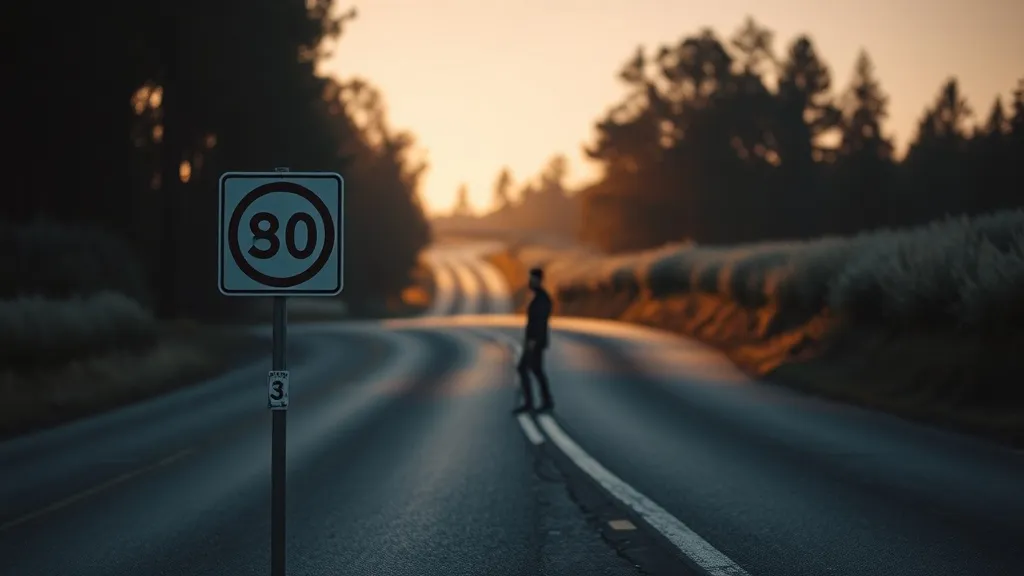 Dream symbol: speed limit sign: symbolism: Warning Against Overambition and Recklessness