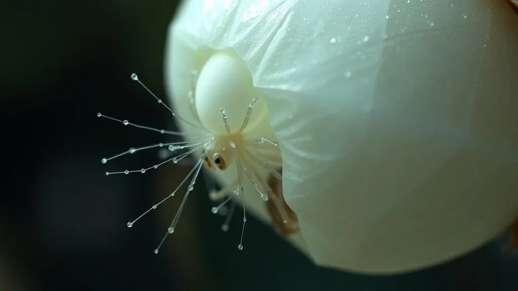Dream symbol: spider egg sac: symbolism: Fertility and New Beginnings