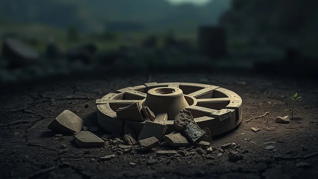 Dream symbol: potter's wheel: scenarios: Dream about a potter's wheel being destroyed