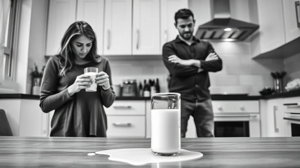 Dream symbol: spoiled milk: symbolism: Sour Relationships and Broken Promises