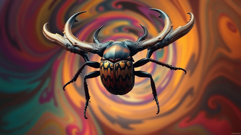 Dream symbol: stag beetle: symbolism: Strength and Power
