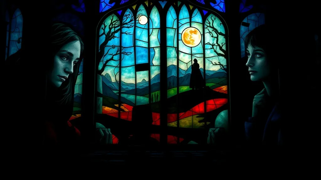 Dream symbol: stained glass: scenarios: Dreaming of Stained Glass Windows Showing Distorted Images