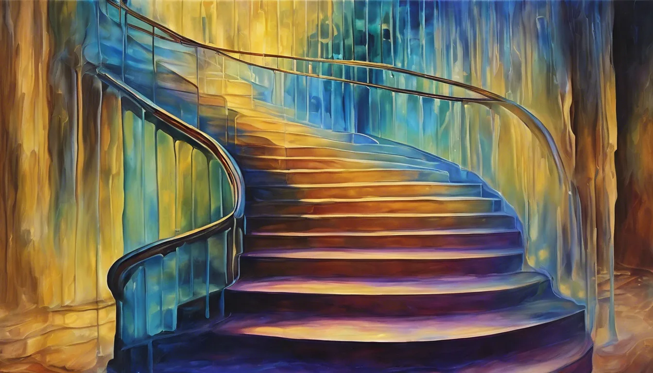 Dream symbol: stairs: scenarios: Dream of Stairs That Are Made of Unusual Materials