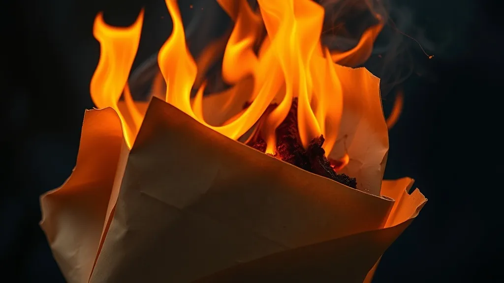 Dream symbol: stapled paper: scenarios: Dream About Burning Stapled Papers