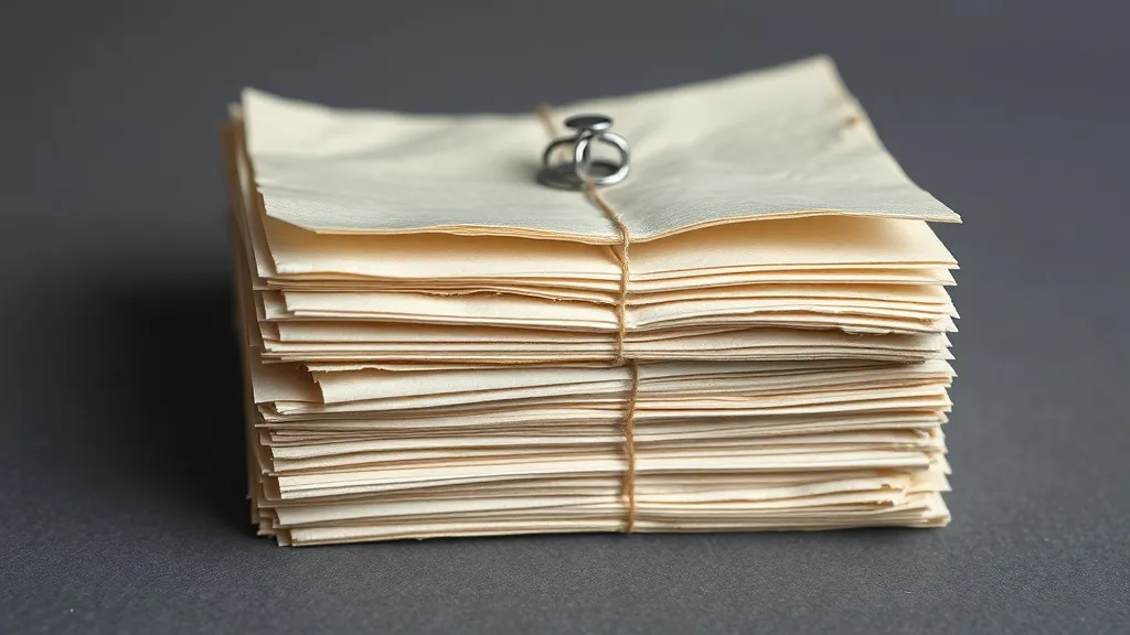 Dream symbol: stapled paper: symbolism: Fragility and Vulnerability of Documents