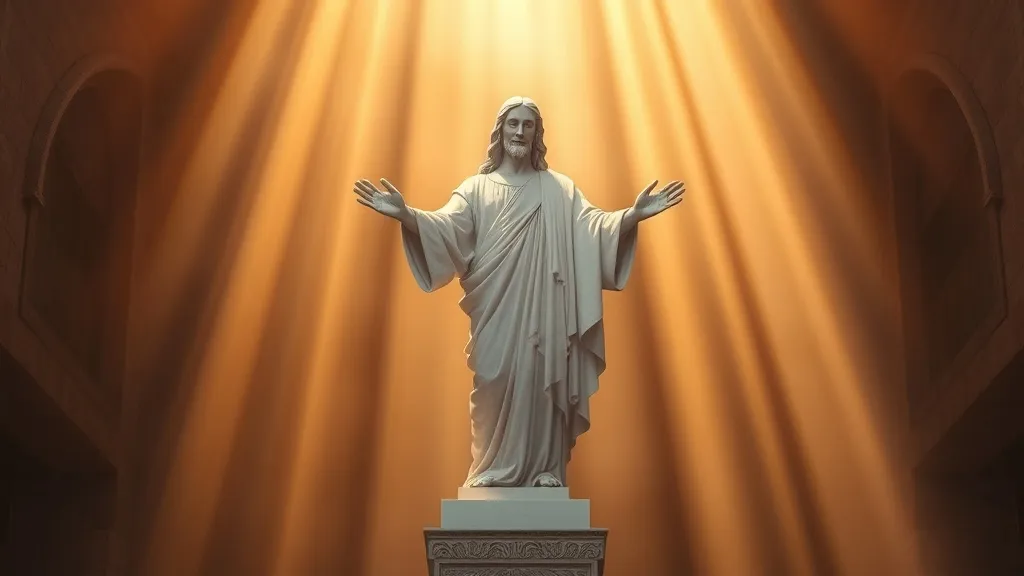Dream symbol: statue of lord jesus: symbolism: Recognition of Higher Purpose in Life