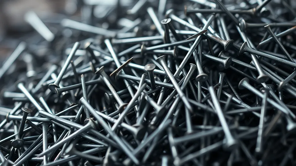 Dream symbol: steel nails: scenarios: Dreaming of a pile of steel nails