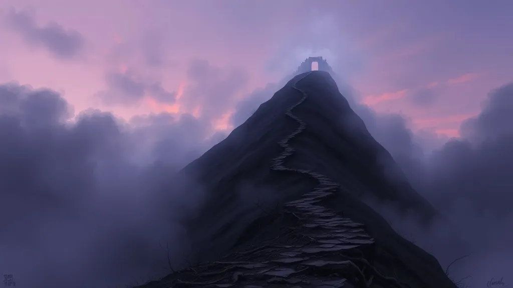Dream symbol: steep hills: scenarios: Dream of a Steep Hill Leading to a Mysterious Place