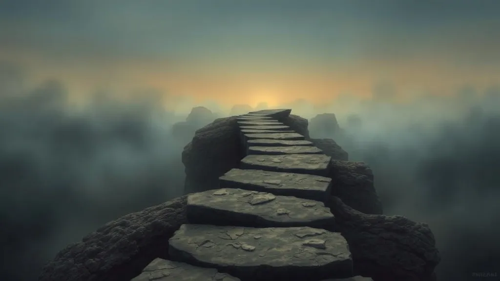 Dream symbol: stepping stones: symbolism: Overcoming Obstacles and Fears