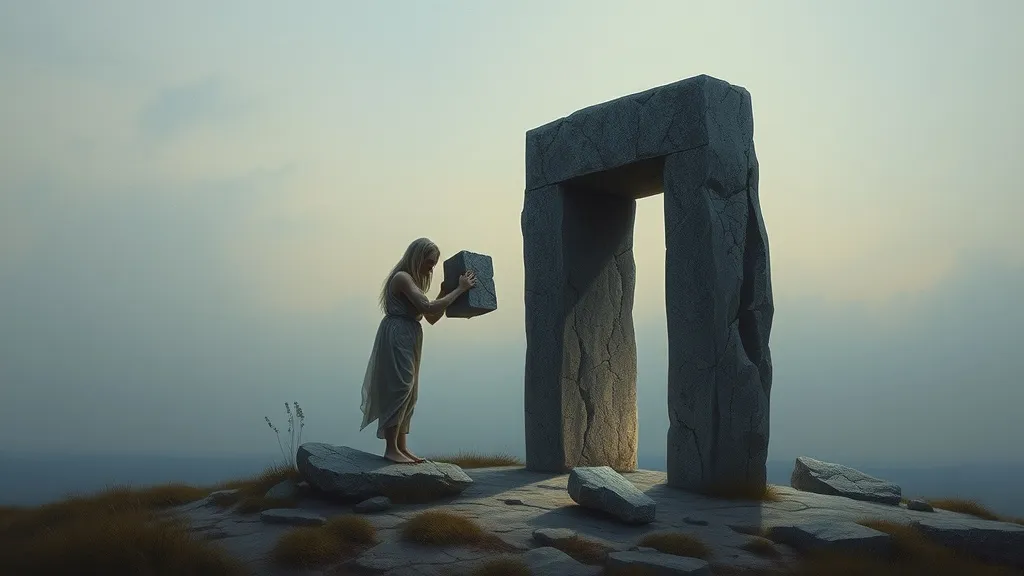 Dream symbol: stone memorial: scenarios: Dreaming about building or constructing a stone memorial