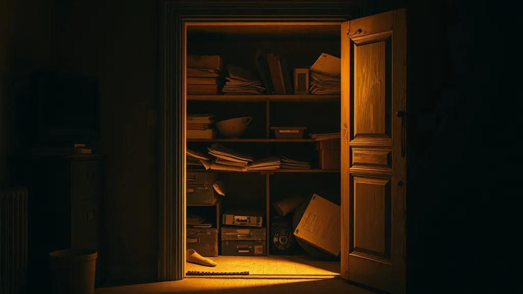 Dream symbol: storage closet: symbolism: Hidden Memories and Unacknowledged Feelings
