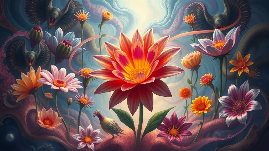 Dream symbol: strange flowers: symbolism: Creativity and Imagination