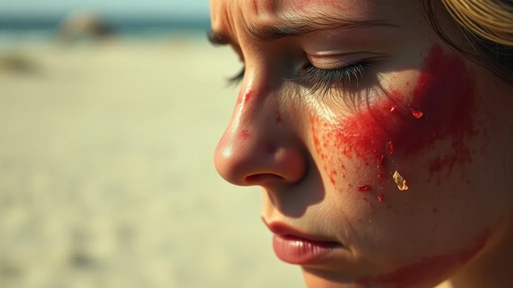 Dream symbol: sunburnt face: symbolism: Ignoring Warning Signs and Intuition