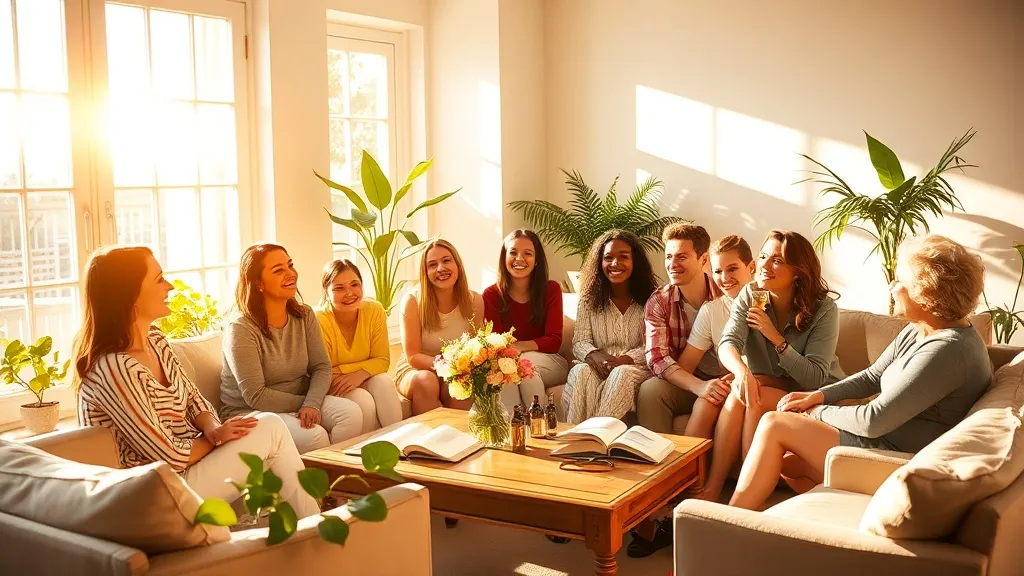 Dream symbol: sunny room: scenarios: Dream about Hosting Friends in a Sunny Room