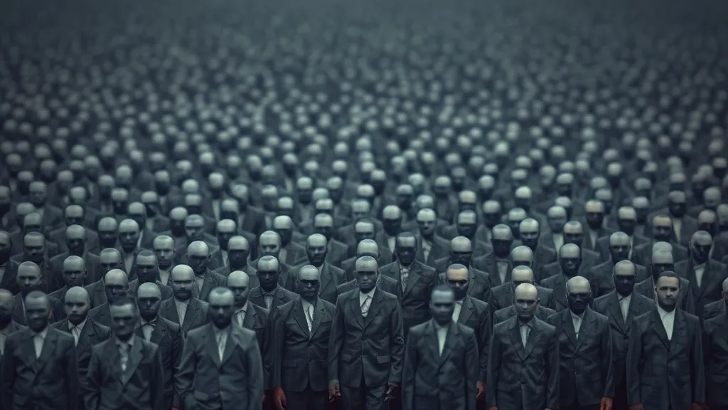 Dream symbol: surrounding crowd: scenarios: Dream about a Crowd Dressed Similarly