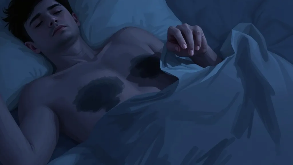Dream symbol: shirt off due to sweat: demographics: Those Experiencing Night Sweats