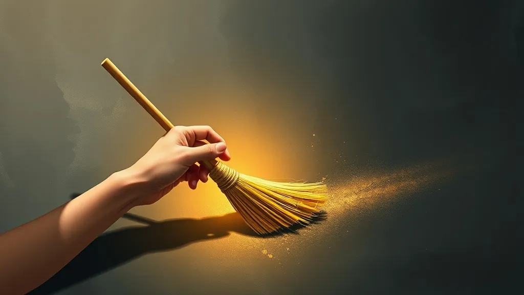 Dream symbol: sweeping away: symbolism: Spiritual Cleansing and Renewal