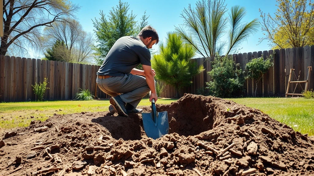 Dream symbol: digging a hole: scenarios: Dream of Digging a Hole in Backyard