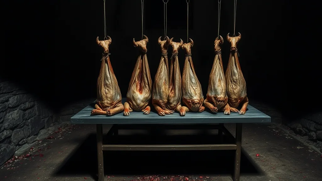 Symbolism of Skinned Cow Carcasses in Dreams