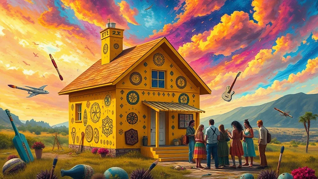 Dream symbol: yellow house: demographics: Artists and Creatives