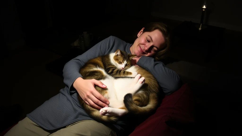 Dream symbol: curled inward: scenarios: Dream of Curling Up with a Pet