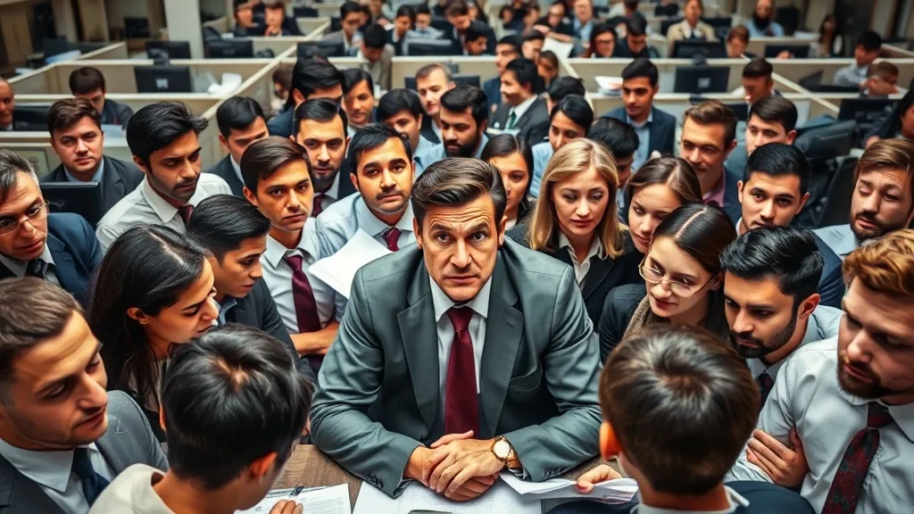 Dream symbol: surrounding people: scenarios: Dream of Being Surrounded by Coworkers
