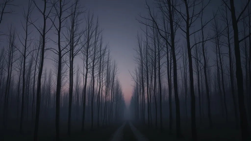 Dream symbol: tall black trees: scenarios: Dream of Tall Black Trees and a Feeling of Mystery