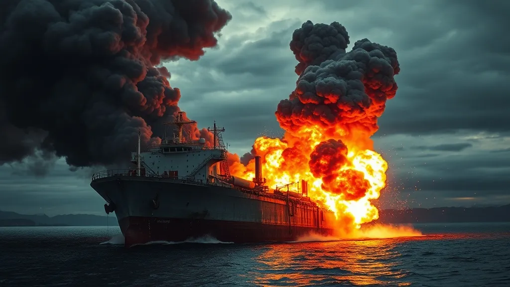Dream symbol: tanker: scenarios: Dream about a Tanker Exploding