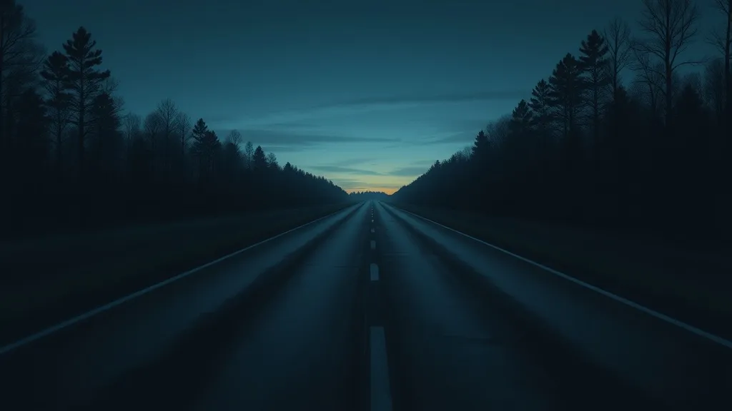 Dream symbol: tarred road: symbolism: Confronting Past Mistakes and Regrets