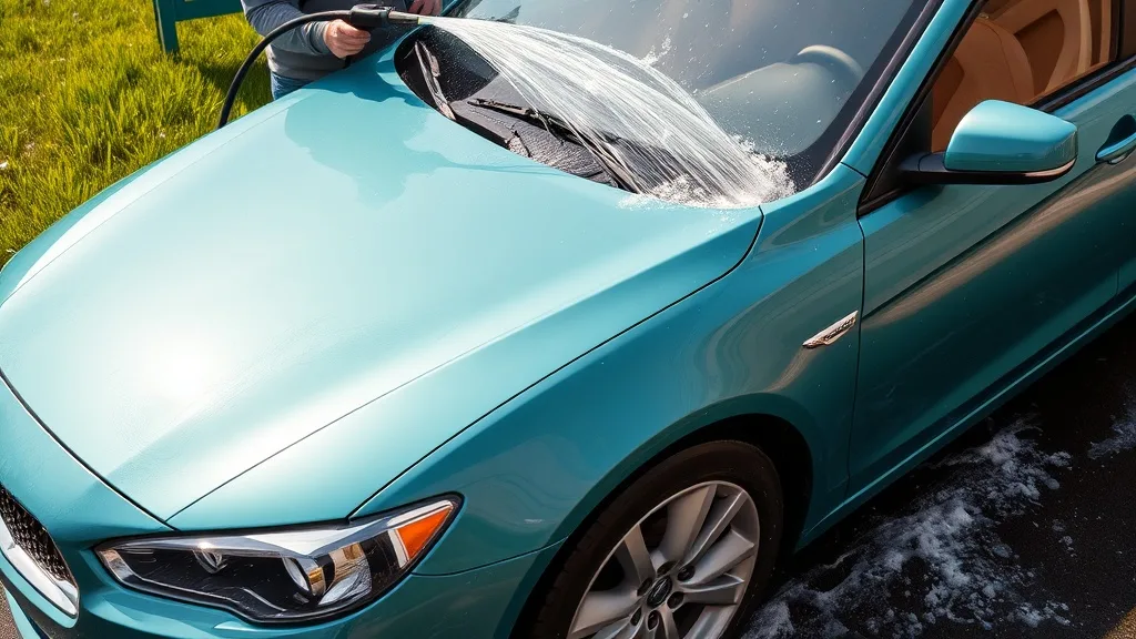 Dream symbol: teal car: scenarios: Dream of Teal Car Being Washed