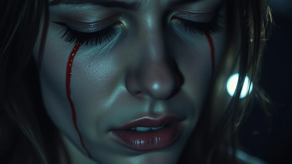 Dream symbol: tear of blood: scenarios: Dream of Trying to Stop Tears of Blood