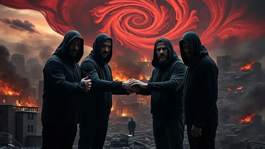 Dream symbol: four men: symbolism: Control
