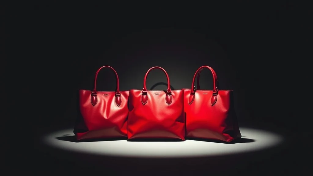 Dream symbol: three red handbags: symbolism: Desire and Ambition