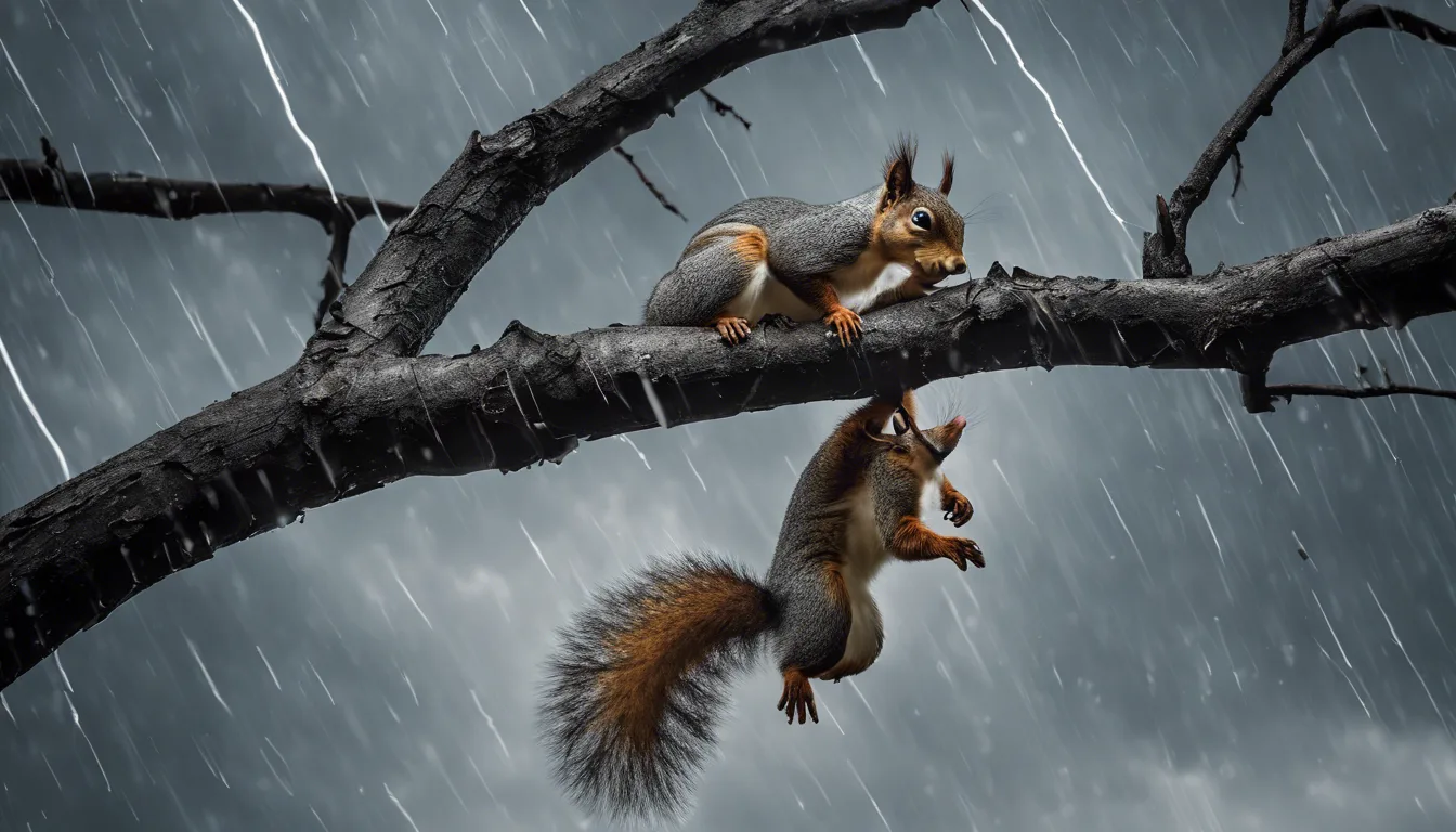 Dream symbol: squirrel: scenarios: Dream of a Squirrel in a Storm