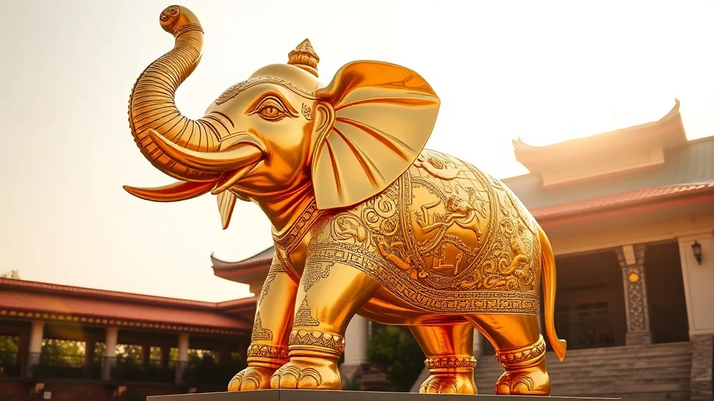 Dream symbol: gold elephant statue: symbolism: Fertility and Protection