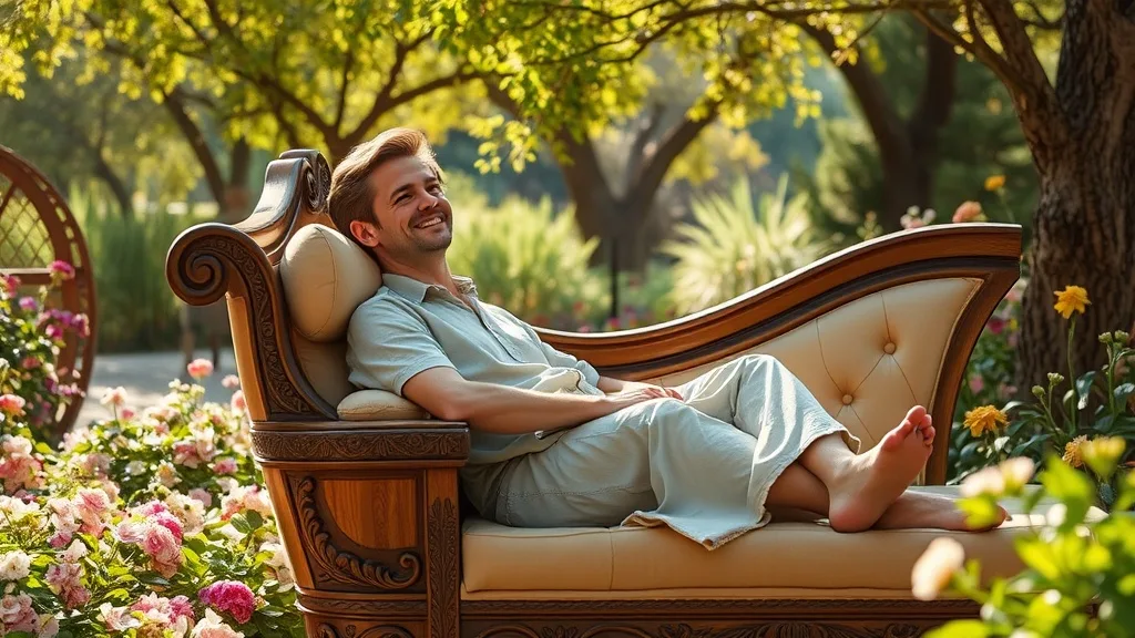 Dream symbol: long chair: scenarios: Dream of being given a long chair