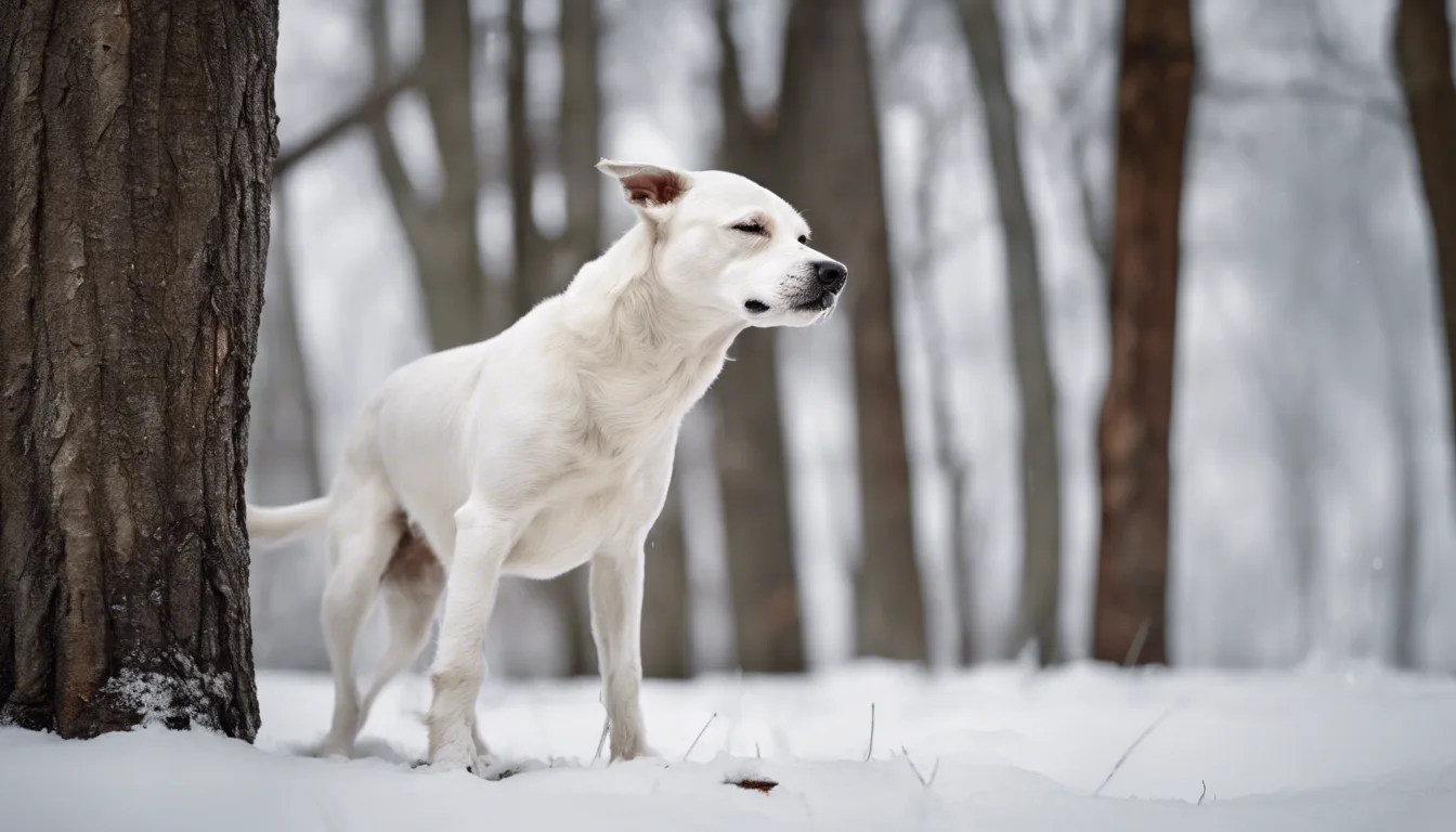 Dream symbol: white dog in: scenarios: Dream of a White Dog Peeing