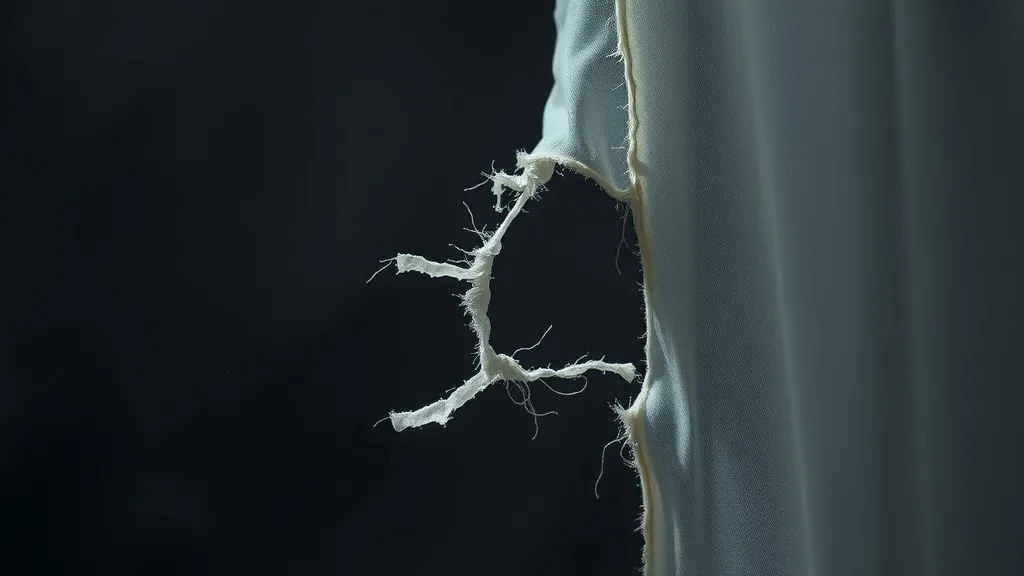 Dream symbol: thin fabric: scenarios: Dream About Thin Fabric Being Torn or Shredded