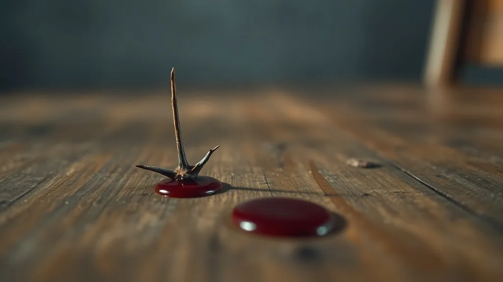 Dream symbol: thorn on the table: scenarios: Dream of Blood from a Thorn on the Table