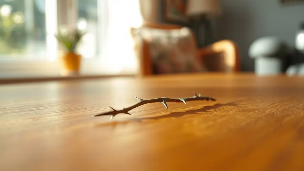 Dream symbol: thorn on the table: symbolism: Manifestation of Underlying Anxiety in Safe Spaces