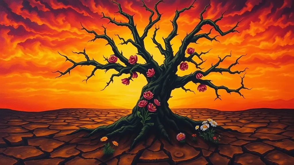 Dream symbol: thorn tree: symbolism: Fertility and Creativity Despite Hardship