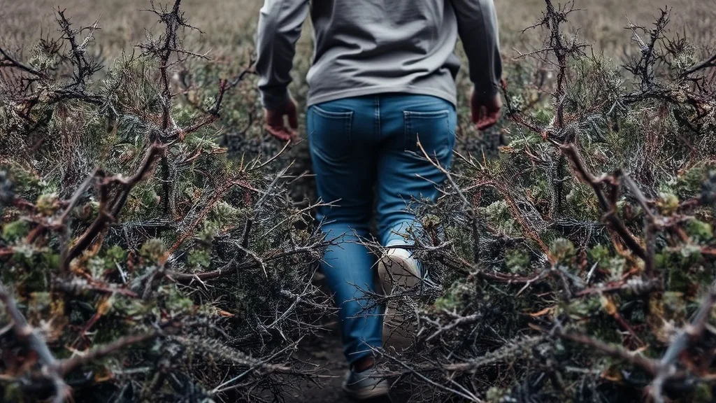 Dream symbol: thorny plants: scenarios: Dream of Walking Through Thorny Bushes