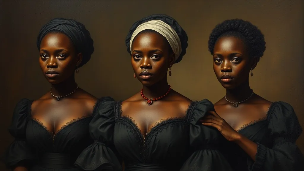 Dream symbol: three black victorian women: demographics: Women of Color and Historical Figures in Dreams