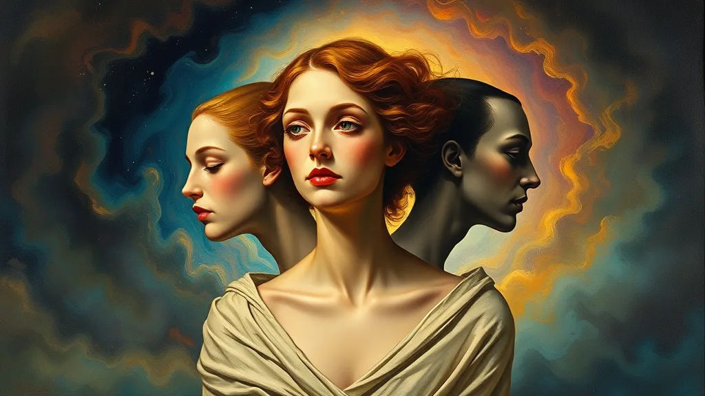 Dream symbol: three-headed woman: symbolism: Integration of Different Aspects of Self