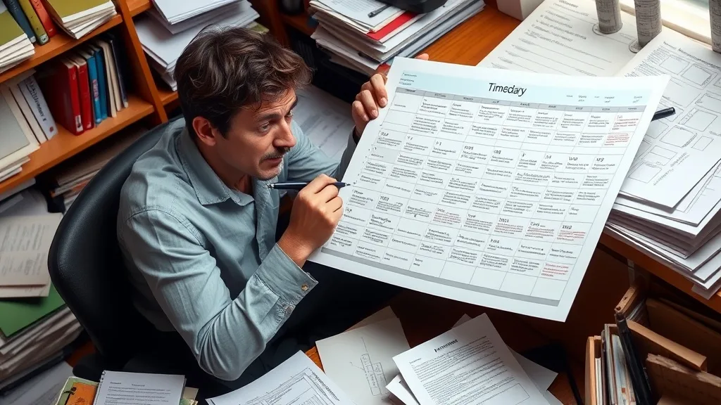 Dream symbol: timetable: scenarios: Dream of Editing a Timetable