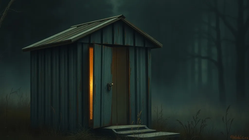 Dream symbol: tin shed: scenarios: Dream about a tin shed with a secret compartment